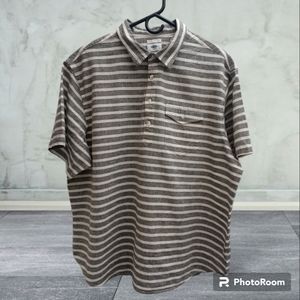 Old Navy  Stripe Shirt Short Sleeve Man Size XXL TTG